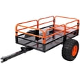 thumbnail image 4 of LiviNest Heavy-Duty Dump Cart for ATV Tractor: 1500lb Load Capacity - Effortless One-Step Dumping - Farm Yard Garden Hauling for Soil Gravel Firewood, 4 of 6