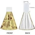 thumbnail image 4 of SKYSONIC Hanging Kitchen Towel 12 x 17 Inch Butterfly Towel Set 2 Pieces of Dry Towels, 4 of 7