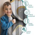 thumbnail image 3 of Blackout Kids Curtains,Black White and Gold Marble Childrens Insulated Curtains Set Of 2,Bedroom Essentials,Toddler Room Decor 42x84in(106x213cm), 3 of 4