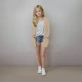 thumbnail image 7 of Girls Long Sleeve Casual Cardigan Kids Open Front Soft Knit Oversized Sweater with Pockets, 7 of 7