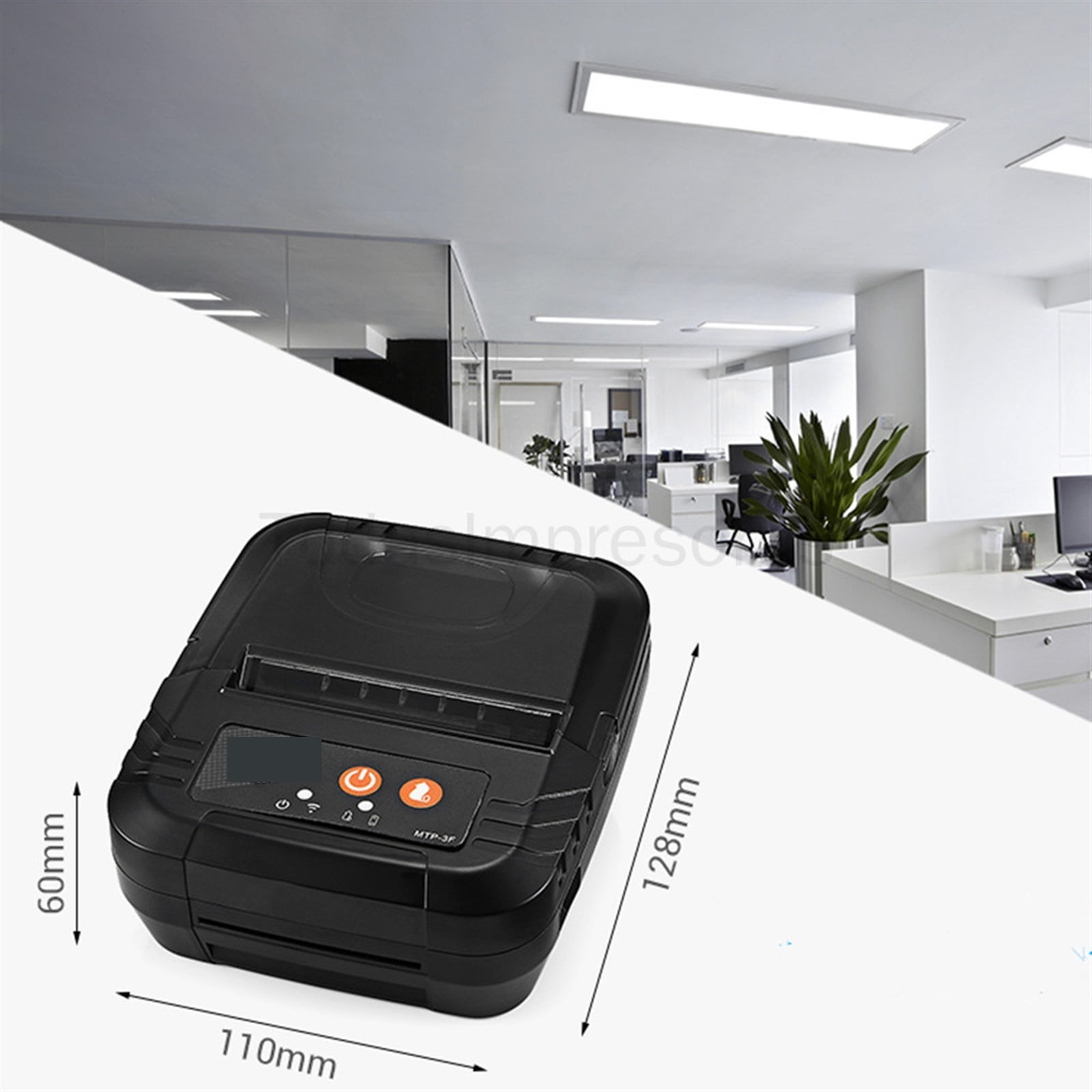 80mm Paper Wireless Portable Bluetooth Receipt Thermal Printers free SDK No Need Ink or Toner