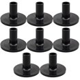 thumbnail image 1 of 8pcs Cymbal Sleeves 8pcs 38x26mm Black Drum Cymbal Sleeves Replacement For Shelf Drum Kit, 1 of 5