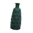 thumbnail image 4 of deevoka Rustic Vase Glass Birthday Gifts Decorative Vase for Entrance Desk Bookshelf grren, 4 of 9