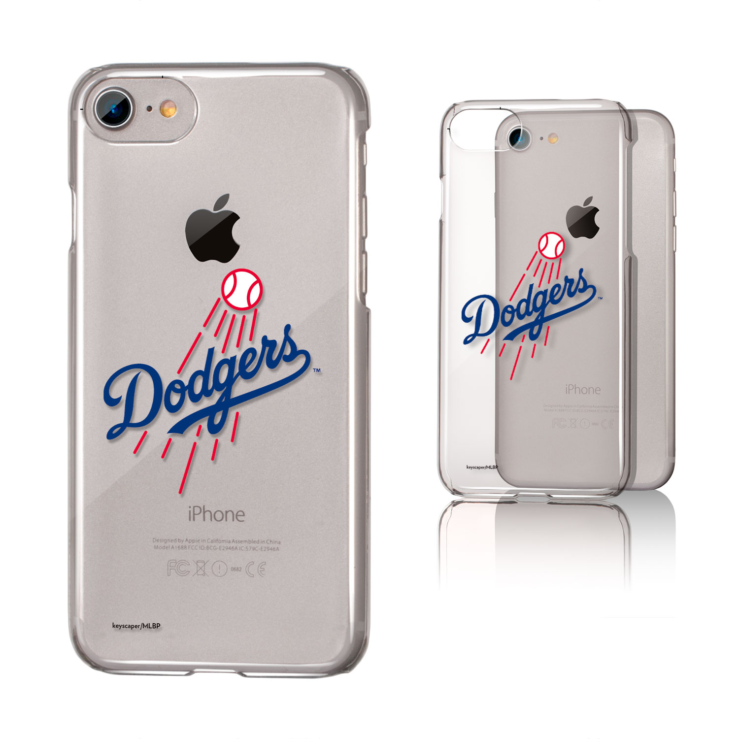 LA Dodgers Dodgers Insignia Clear Case for iPhone 8 / 7 / 6 - Walmart