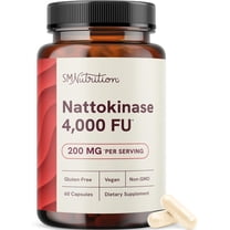 Nattokinase Dietary Supplement from Natto, 4000 FU per Serving, Vegan & Non-GMO, 60 Capsules
