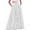 White, variant on Skirts for Women Pocket Casual Solid Loose Long Skirt for Women Black M