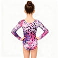 thumbnail image 6 of WOYY Girls Long Sleeve Performance Leotard Matching Shorts Hair Scrunchie Outfits for Dance Gymnastics Stage Children's Clothes Sets, Sizes 6-7, 6 of 8