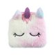 thumbnail image 1 of Monedero De Unicornio De Peluche De Dibujos Animados, Billetera De Animal Bonito, Bolso De Mano Para Niña, Bolso Bordado, Organizador De Auriculares, Bolsa De Regalo Para Niños Vogacara AP006732-01, 1 of 5