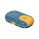 thumbnail image 3 of Caja Medicinas Compartimentada Plástico 2 en 1 Soporte Vitaminas para Viajes () Azul, 3 of 7