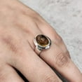 thumbnail image 2 of Wide Natural Citrine Ring, Cab Citrine Gemstone Ring, November Birthstone, 925 Sterling Silver, Womens Ring, Christmas, Thanksgiving, Tiny Ring, Handmade, Statement Jewelry, Mens Ring Citrine Jewelry, 2 of 6