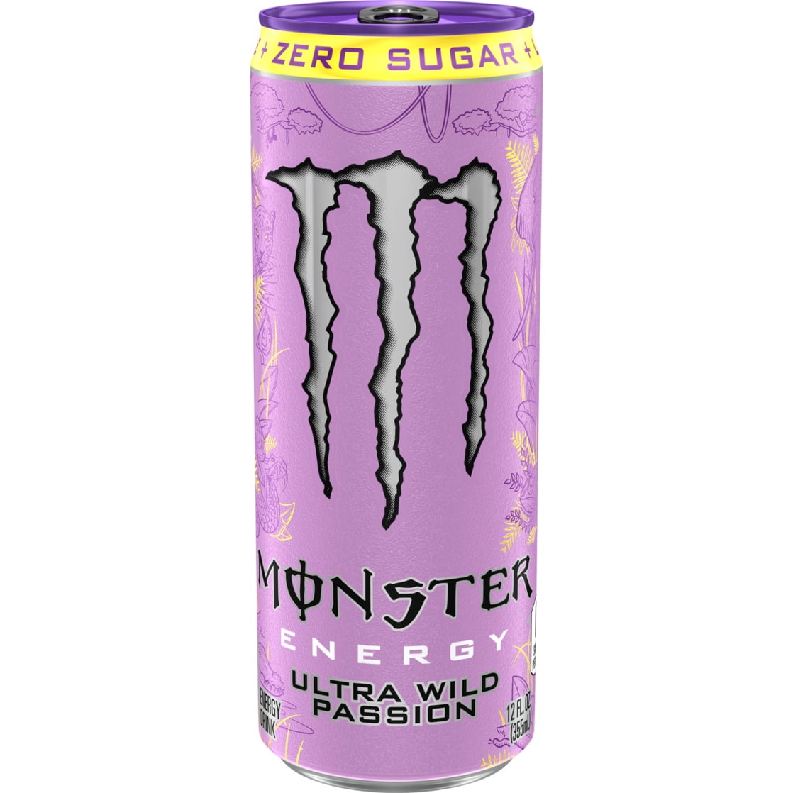 Monster Energy, Ultra Wild Passion, Zero Sugar Energy Drink, 12 fl