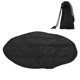 thumbnail image 1 of Asiento acolchado redondo para arrodillarse y hacer picnics cómodamente, almohadilla impermeable negra para arrodillarse en el jardín, 1 of 8