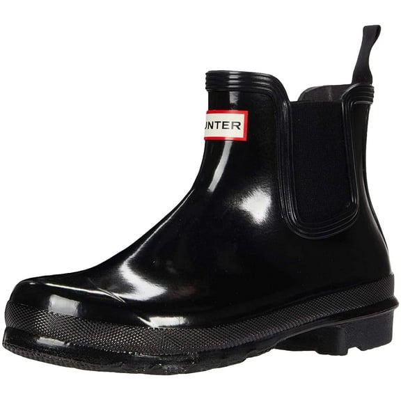 Hunter Women's Original Gloss Chelsea Boots Black WFS2078RGL BLK