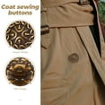 thumbnail image 3 of Metal Hand-stitched Buckle 20 Pcs Retro Sewing Buttons Coat Clothes Hollow Out Costume Accessories Zinc Alloy, 3 of 6