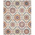 thumbnail image 2 of Safavieh Suzani Iskra Medallion Area Rug, Ivory/Multi, 10' x 14', 2 of 8