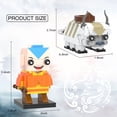 thumbnail image 5 of NEW Last Airbendered Aang Momo Appa Building Block Set Cartoon Animation Figures Model Toys Movie Fans Boys and Girls Gifts, 5 of 7