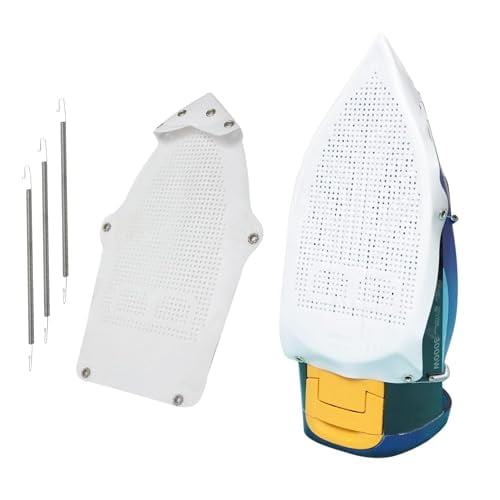 1 pieza - Funda protectora para plancha eléctrica, ideal para planchar ropa, evita quemaduras y adherencias. Fácil instalación. Accesorio para placa base.
