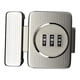 thumbnail image 2 of Cerradura de combinación sin llave, pestillo de seguridad para puerta, valla, contraseña, cerradura con cerrojo giratorio Plata, 2 of 9