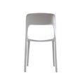 thumbnail image 3 of Noble House Kipford Modern Indoor Plastic Chair in White (Set of 2), 3 of 7