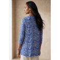 thumbnail image 2 of Jessica London Women's Plus Size Swing Tunic Oversized Long Blouse, 2 of 4