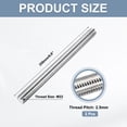 thumbnail image 2 of Uxcell Fully Threaded Rod M22 x 250 2.5mm Thread Pitch 304 Stainless Steel 2 Pack, 2 of 5