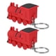 thumbnail image 1 of 1 juego de 2 llaveros con forma de tren, con luces LED intermitentes y sonido, colgantes, 1 of 5