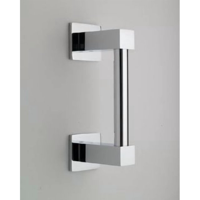 Jaclo H42-FM-SB Cubix Front-Mount Shower Door Handles, Satin Brass