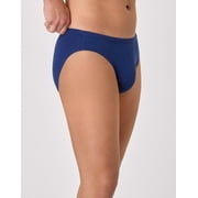 Hanes Mens Bikini Underwear, Ultra Soft Cotton Stretch, 6-Pack Assorted S