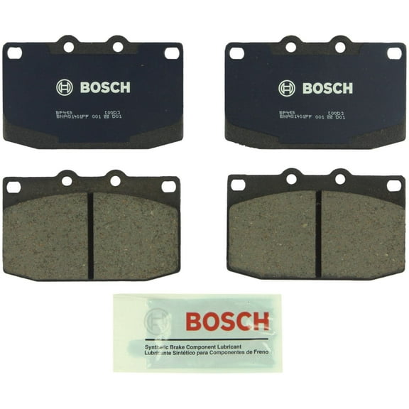 BOSCH BP463 QuietCast Premium Organic Disc Brake Pad Set - Compatible With Select Mazda RX-7; FRONT