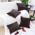 thumbnail image 3 of Piccocasa Housse de Coussin Décorative à Rayures Maïs en Polyester, 4 Pcs, pour Sofa, 3 of 11