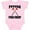 AD-Pink, variant on Future Fire Chief Firefighter Boys or Girls Baby Bodysuit