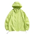 thumbnail image 3 of Manteau Coupe-Vent à Capuche de Protection Solaire pour Homme avec Poches Zippées, Manches Longues, Tenue Décontractée d'Extérieur pour Randonnée, Pêche, Plage, Vacances, Golf / IhhxPro, Vert 3TG, 3 of 8