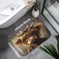 thumbnail image 3 of 1pc Heartthemed Absorbent Non-Slip Bathroom Thickened Flannel Rug Decor,Soft,Quick Drying,Suitable For Indoor/outdoor Use,Bathrooms,Bedrooms,Kitchens,Terrace,Laundry Rooms,16"x24", 3 of 7