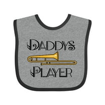 Inktastic Trombone Player Childs Music Boys or Girls Baby Bib