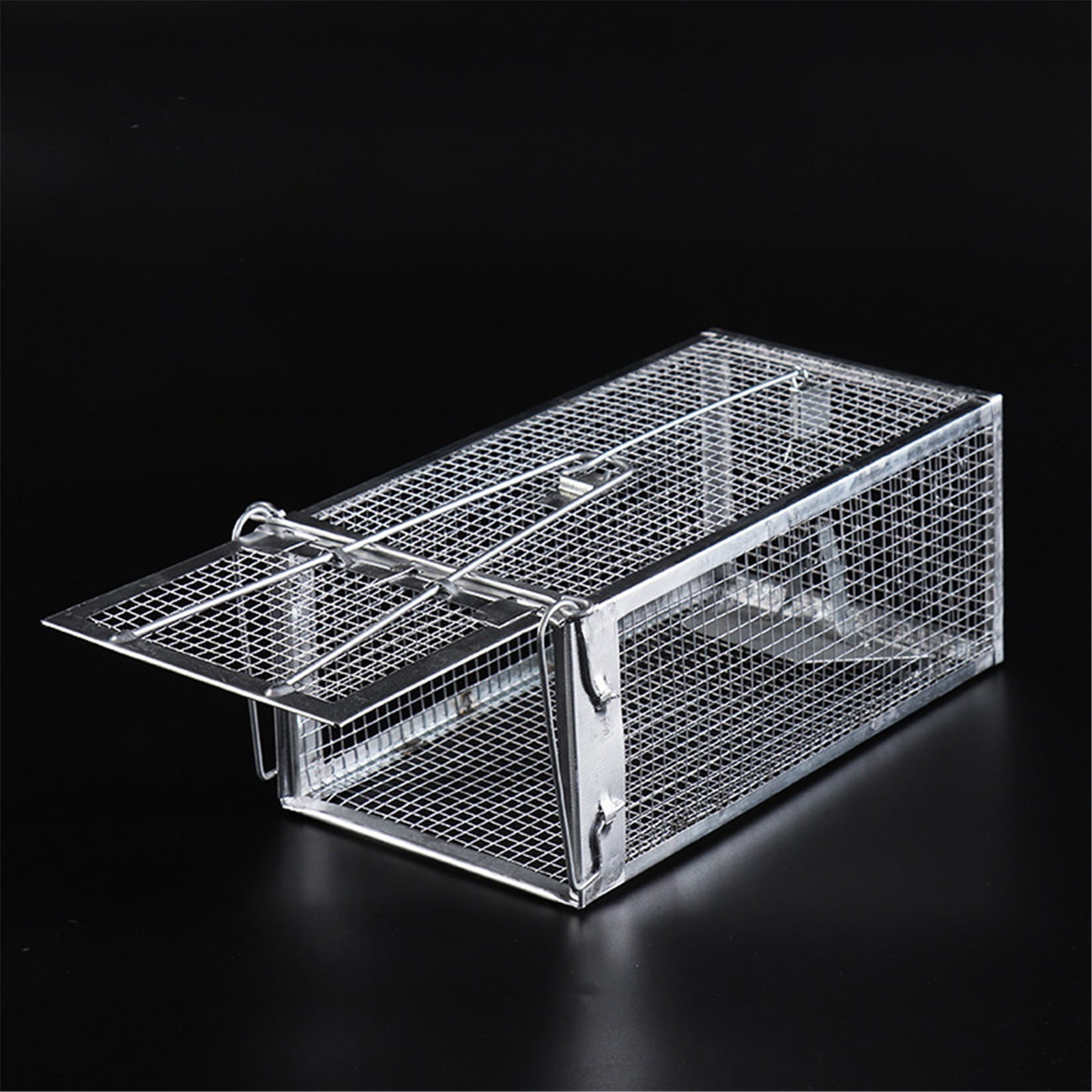 XYKA Heavy Duty Squirrel Trap Humane Live Animal Cage Trap for Squirrels 2Pcs Trap Cage Animal Catch 11*5.5*4.3 Inch