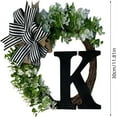 thumbnail image 3 of Zeceouar Last Name Year Round Front Door Wreath,Hanging Plaques In Front Of The Door for Home porch Summer Welcome Sign Front Door Decoration, 3 of 3