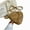 khaki, variant on Personalized Love Motorcycle Bag - Women's Versatile Shoulder Crossbody Handbag (9.1×7.9×3.1in) Fashion PU Leather with Metal Details​