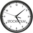thumbnail image 1 of SignMission Stockholm Wall World time Zone Clock Office Business, Beagle, 1 of 3