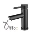 thumbnail image 1 of Cuenca Tap Cocina de acero inoxidable Cuarto de baño Faucet Faucet Resistente al calor Resistente al fregadero Montado Pulverizador de reemplazo HOTOR HOTEL BLACK kenally HA011732-02B, 1 of 7