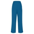 thumbnail image 6 of YOIAVAIOY Scrubs Set for Women Medical Nursing Uniforms V Neck Short Sleeve Scrub Tops and Pants Two Piece Sets with Pockets Blue S, 6 of 9