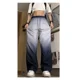 thumbnail image 3 of Pantalones casuales de rayas degradadas para hombre, pantalones de trabajo de uniforme militar de estilo americano de corte holgado, sección delgada de verano hacia adelante, 3 of 4