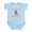 Sky Blue, variant on CafePress - Aunt & Uncle Infant Bodysuit - Baby Light Bodysuit, Size Newborn - 24 Months