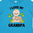thumbnail image 4 of Inktastic Cute Sloth I Love My Grandpa with Green Leaves Boys or Girls Toddler T-Shirt, 4 of 5