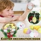 thumbnail image 1 of Ganfancp Pascua Decoraciones Pascua Serie Ronda Decoración 6Pcs Adornos para El Hogar Rebajas Flash Deals Huevos de Pascua 6Pc, 1 of 6