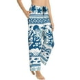 thumbnail image 2 of Xecao Sea Underwater Jellyfish Women's Straight Lounge Pajama Pants: The Epitome of Relaxed Sleepwear, 2 of 9