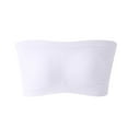 thumbnail image 6 of fatyb Strapless Bra for Women Seamless No-Pad Bandeau Bra Womens Stretch Wireless Comfortable Tube Bras, 6 of 7