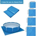 thumbnail image 3 of 11Ft Round Swimming Pool Liner 11 Foot Pad mat Swimming Pool Ground Cloth Square for Under Pool Floor Liner Underlayment Pad Protector Preventing Punctures Pool Tarp, 3 of 8