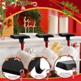 thumbnail image 6 of Celebration! 10kg Hook Metal Christmas Stocking Holders for Mantle Heavy Duty Stocking Hangers Stocking Hook Christmas Ornaments for Counter Tables Window Fireplace Mantle Decor,Silver-4PC, 6 of 12