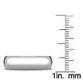 thumbnail image 3 of Genuine Solid 14k Yellow or White Gold 6mm Comfort-fit Polished Wedding Band for Men/Women Sizes 4-12, 3 of 7