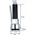 thumbnail image 2 of 3 Pieces Kitchen Faucet Spray Brass Retractable Kitchen Sink Spray Mixer Tap Spray Replacement for Extendable Spray Faucet, Chrome, G1/2, Carivent, 2 of 5
